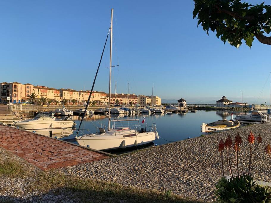 Apartamento T2 Neuf + Bateau / Piscine Super Infrastructures Le Barcarès Exterior foto